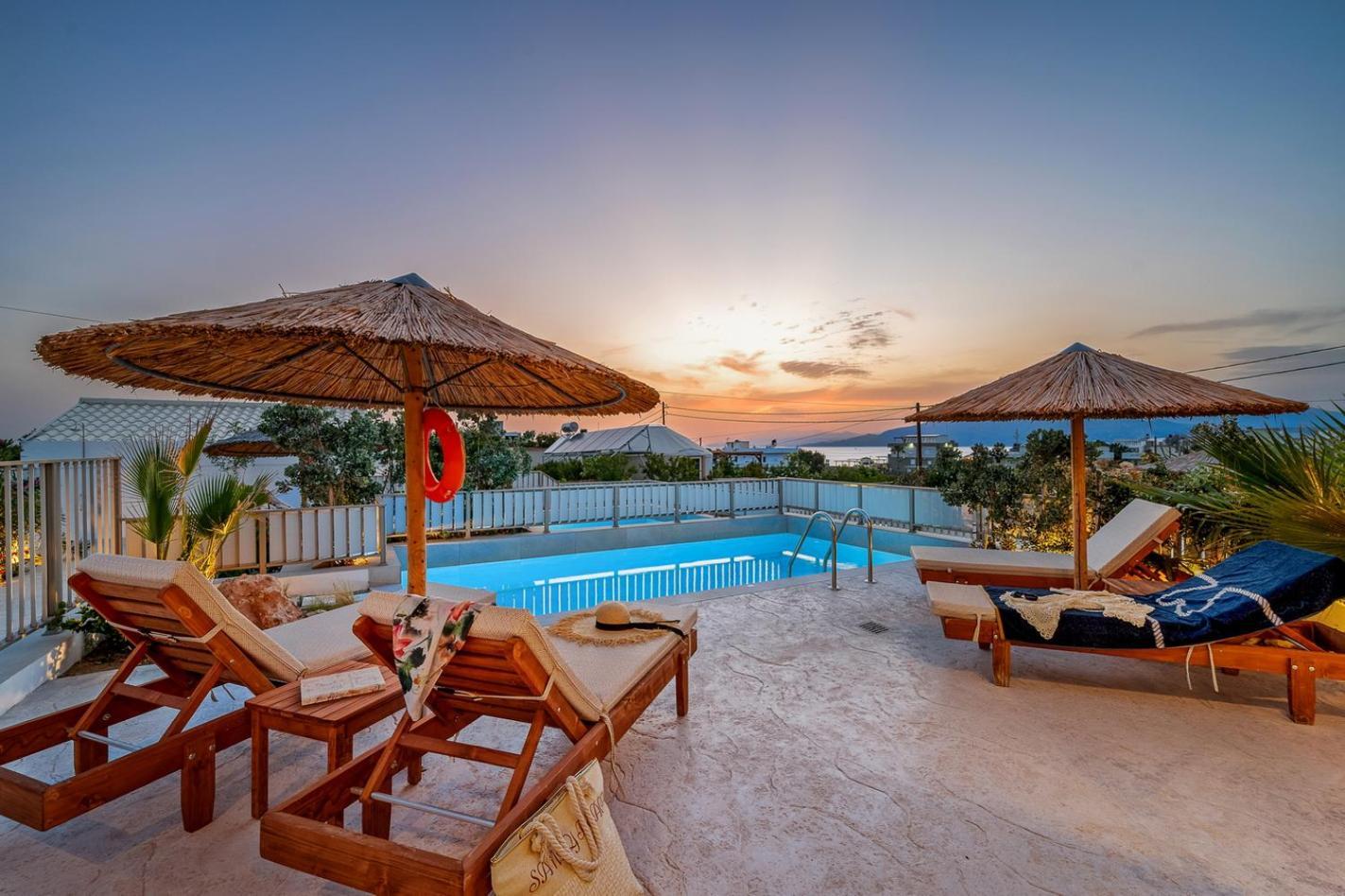 Ammokrinos Luxury Homes,150M From The Beach Kalamaki  Exterior foto